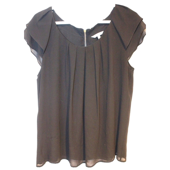 2/$40 🏷 Naked Zebra Black Top Size Large - Picture 1 of 6